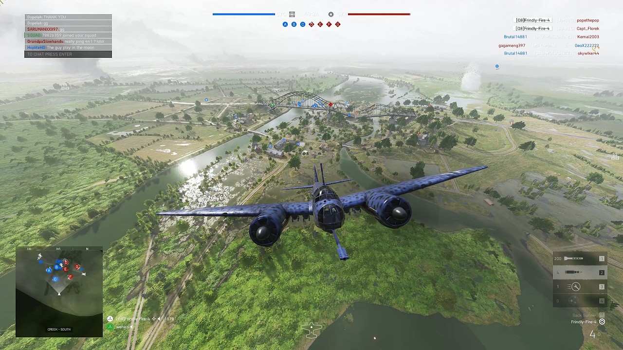 Ju-88 C Bomber | Twisted Steel Map | 55-0 | Battlefield V Full Game Play
