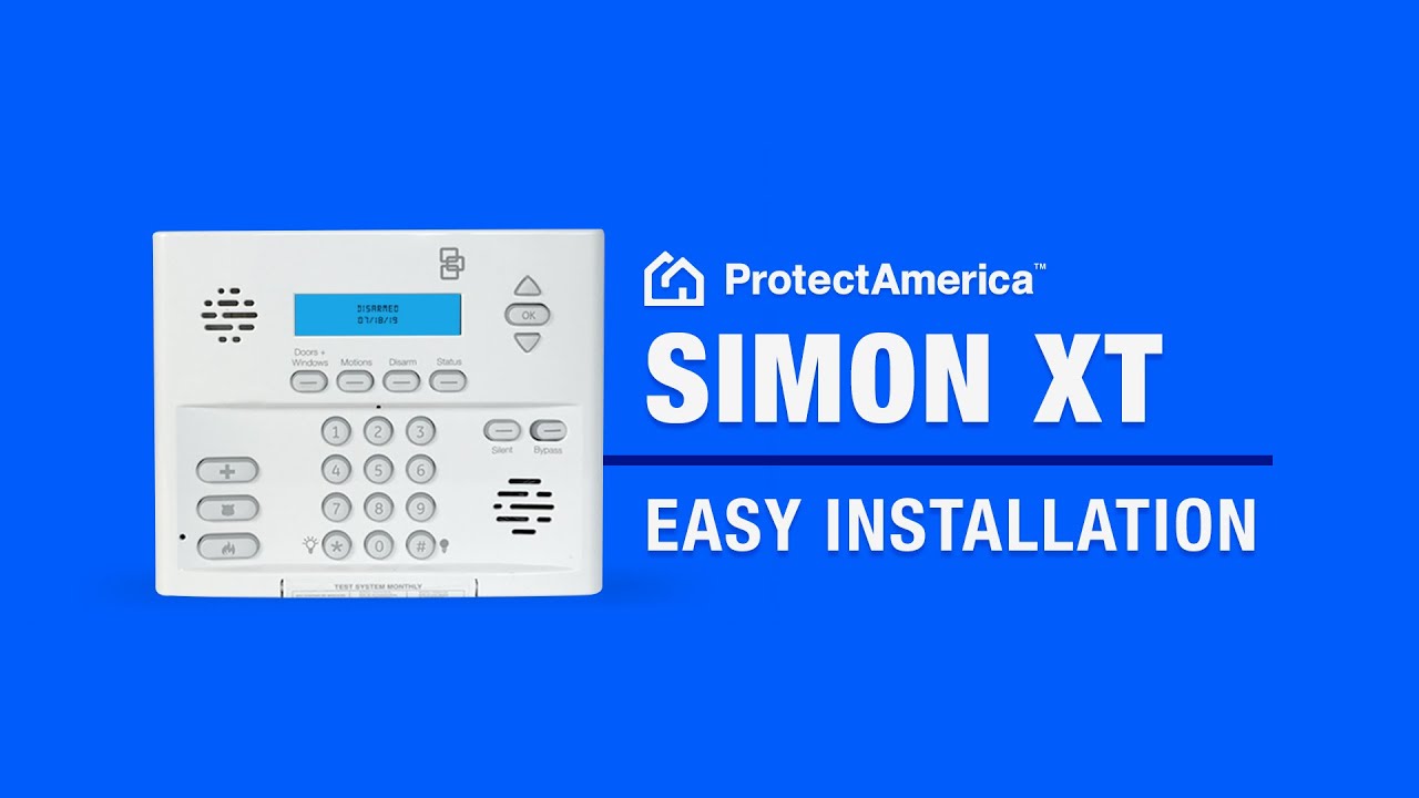 Simon XT Alarm Panel Easy Installation Demonstration