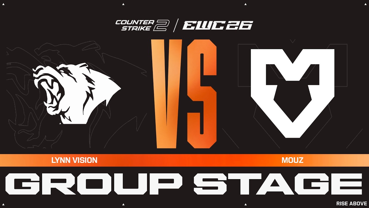 Lynn Vision vs. MOUZ | CS2 at EWC 26 - Group Stage - VOD