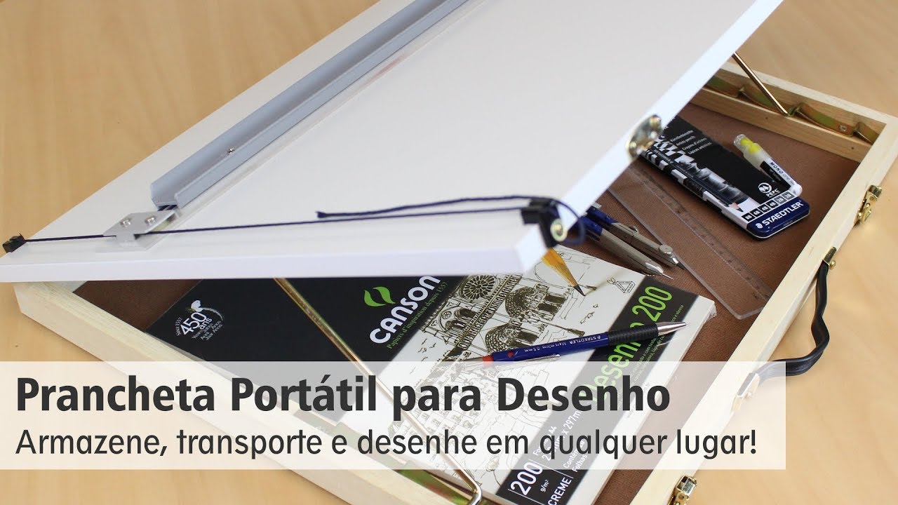 Prancheta para Desenho A3 com Régua Paralela Trident