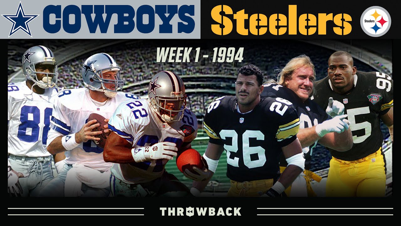 Dallas Big 3 in Peak Form! (Cowboys vs. Steelers 1994, Week 1)