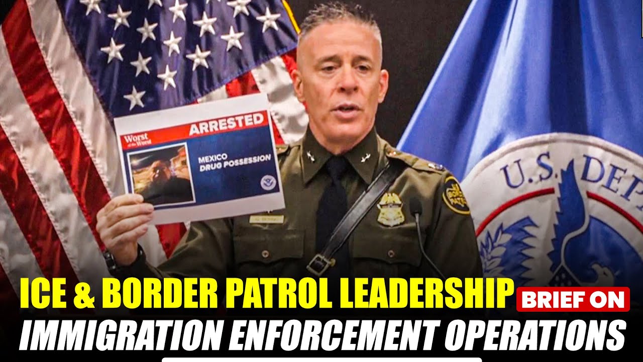 LIVE: ICE and Border Patrol leadership brief on immigration enforcement operations in Minneapolis