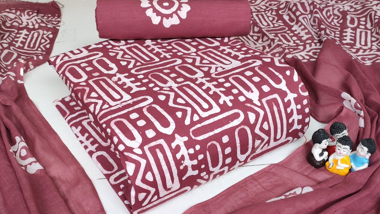 💞 pure cotton dress materials wholesale 💞 Cotton dress materials with price 💞 Batik dress design