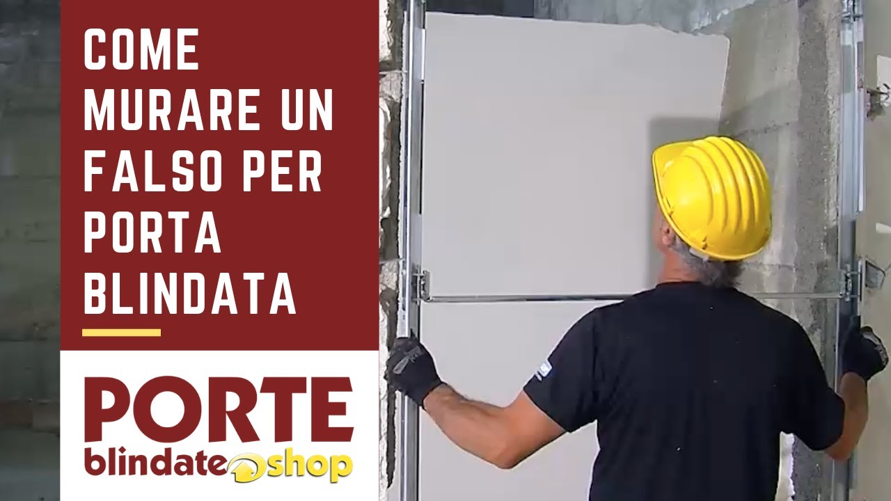 Posa in opera falso telaio Porte Blindate