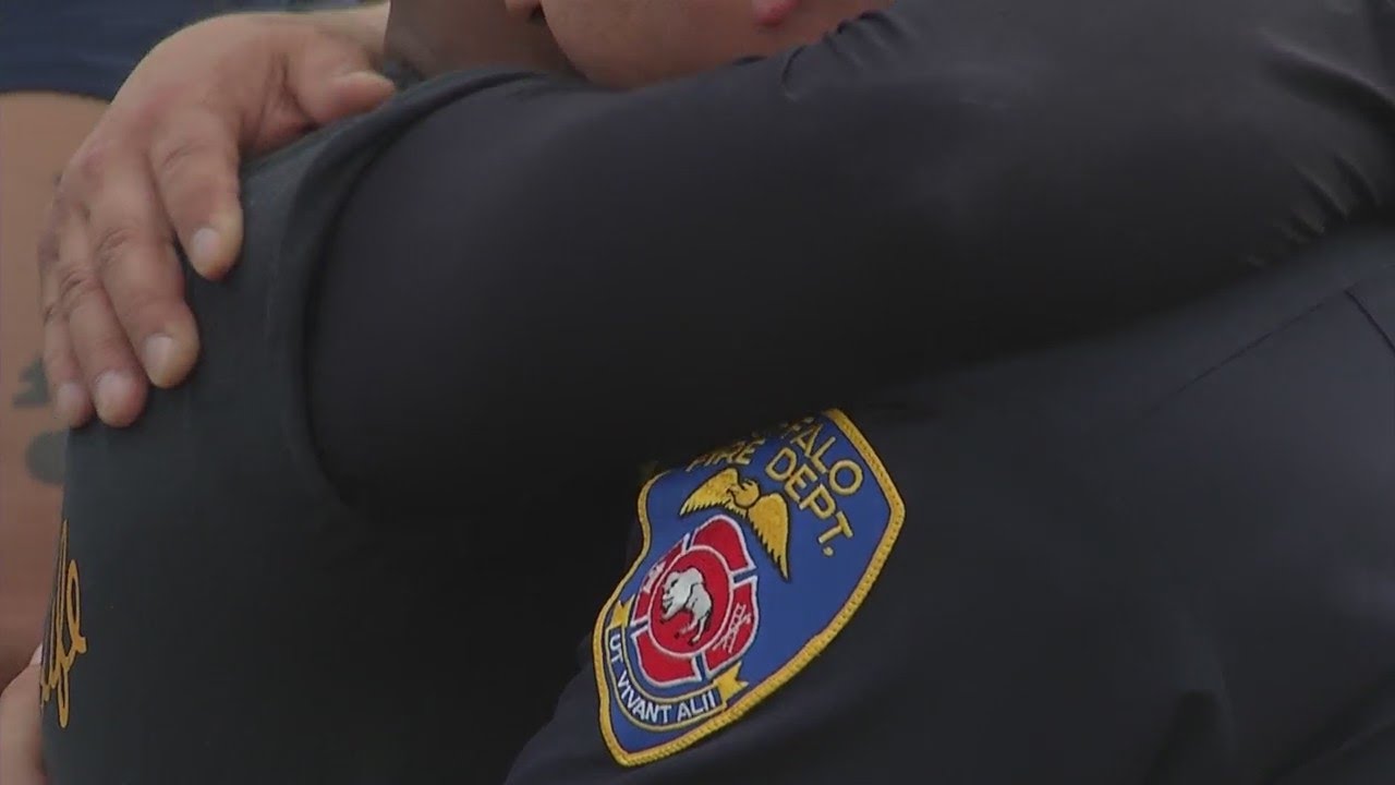 Buffalo firefighters honor lives lost at Jefferson Ave. memorial