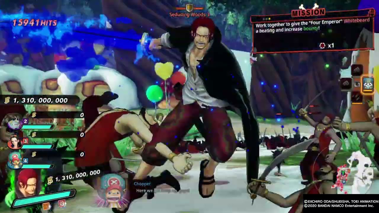 Film Red Shanks - Strong People of the New World (S+ Rank) ONE PIECE: PIRATE WARRIORS 4
