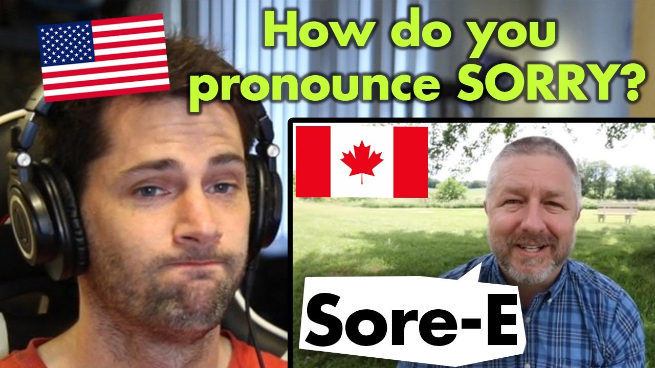 American Reacts to the Canadian Accent VS American Accent