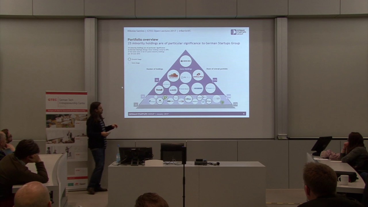 GTEC Open Lecture | Nikolas Samios, CIO of German Startups Group