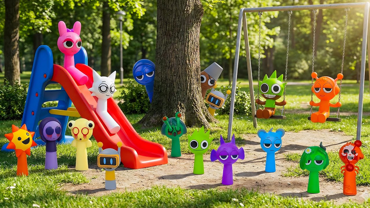 Why Are Sprunki Everywhere in the Park? I Did NOT Expect This!