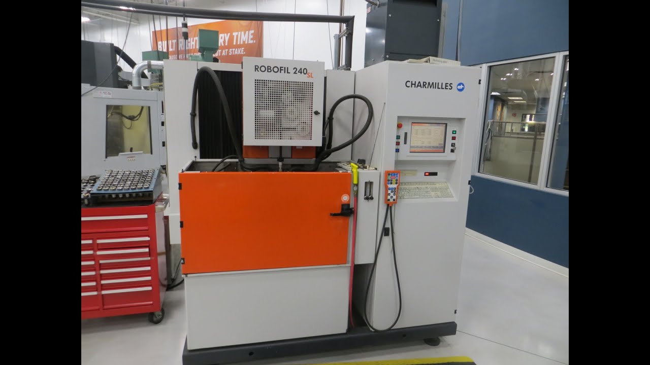 Charmilles Robofil 240 SL CNC Wire EDM with Auto Threading and Chiller