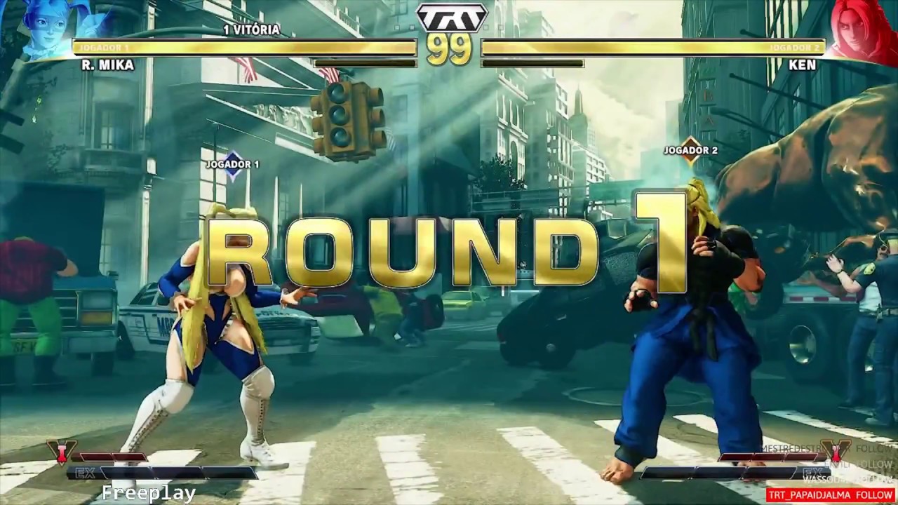 6&deg; Torneio de SFV na Geek Burguer - TRT_Golias (Mika) vs TRT_Zero (Ken)