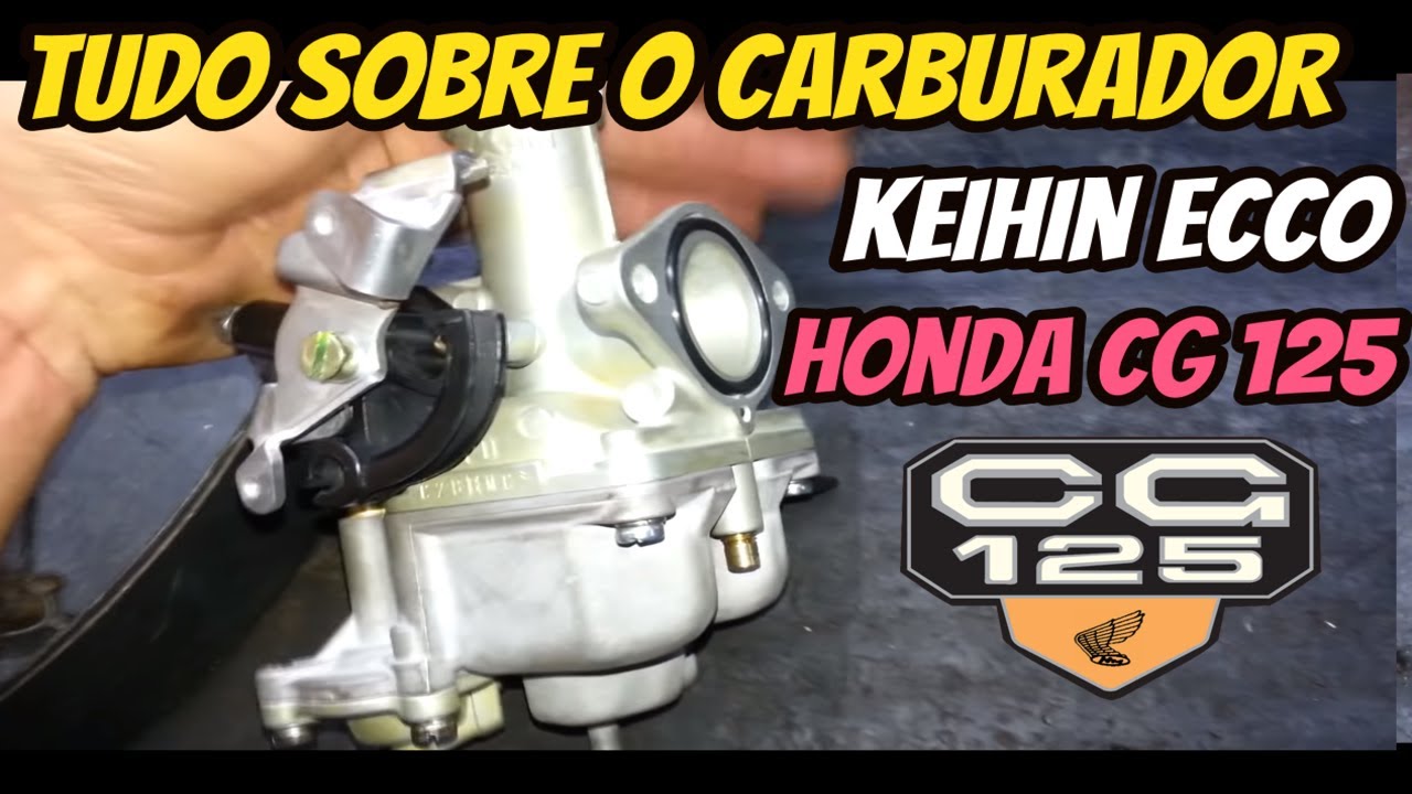 TUDO SOBRE O CARBURADOR DA HONDA CG/ML/TURUNA 125