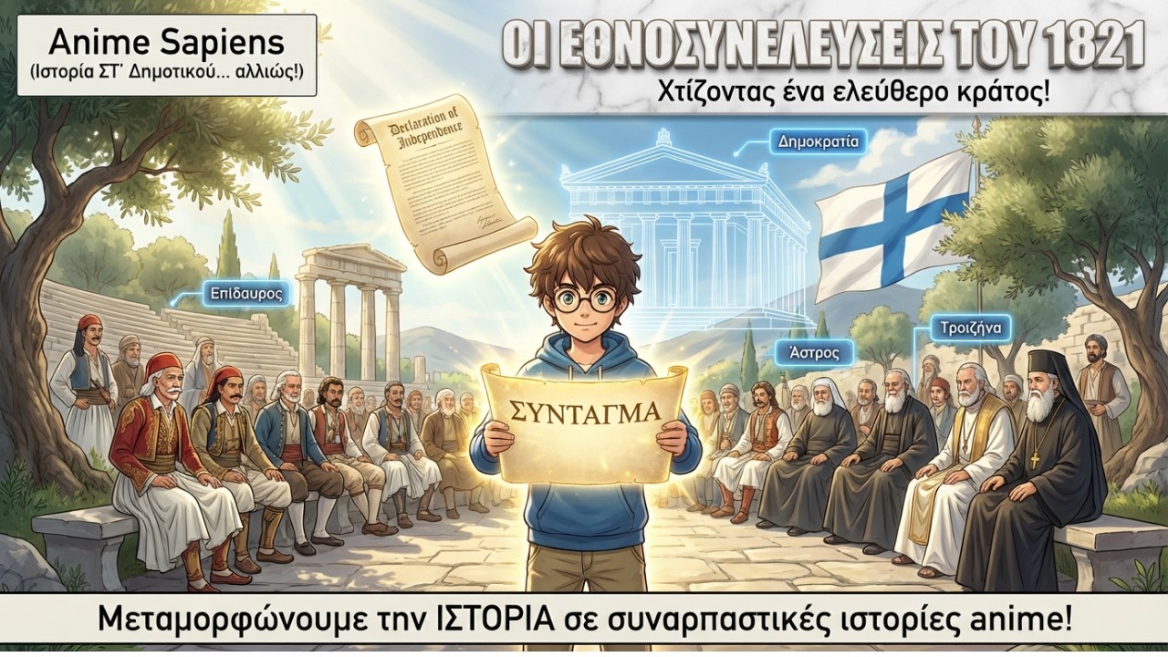 Οι Εθνοσυνελεύσεις του 1821: Χτίζοντας ένα ελεύθερο κράτος!  (Ιστορία ΣΤ' Δημοτικού... αλλιώς!)