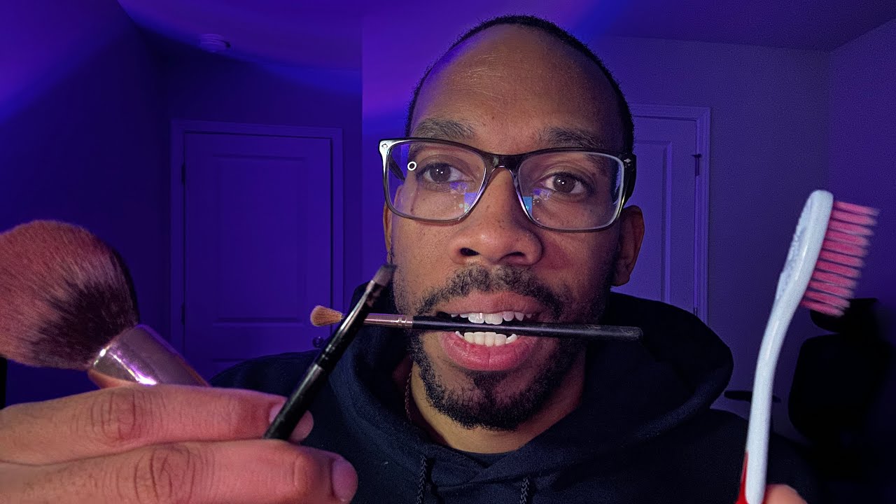 mic brushing asmr [high sensitivity]