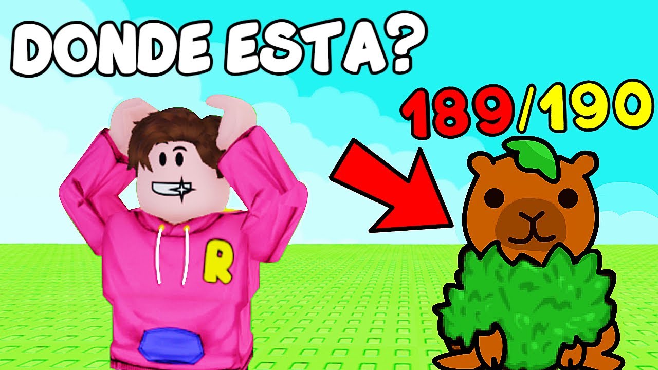 ENCONTRAMOS TODOS los CAPIBARAS con KIKU en Find The Capybara ROBLOX