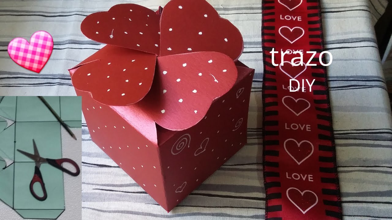 CAJA DE REGALO TRAZO #Fácil paso a paso