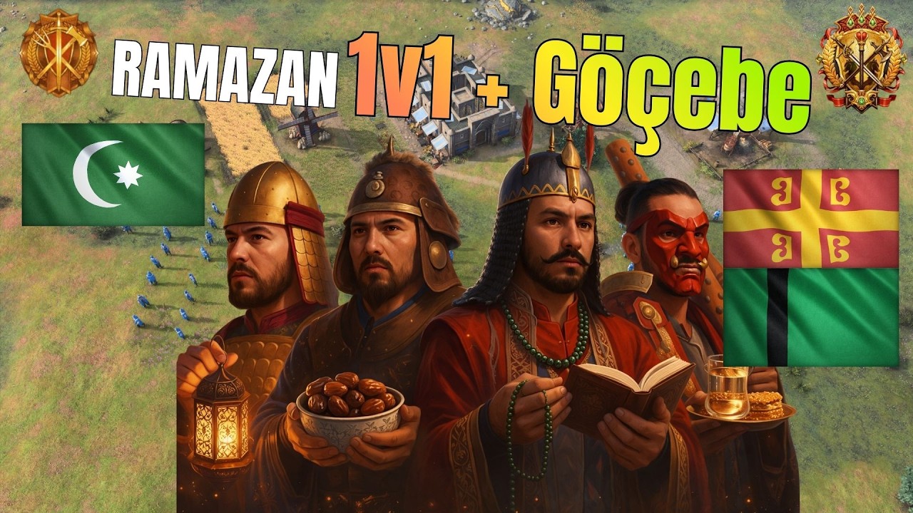 Sahurda Zafer Getiren Maçlar Canlı Yayında | Age of Empires IV ​