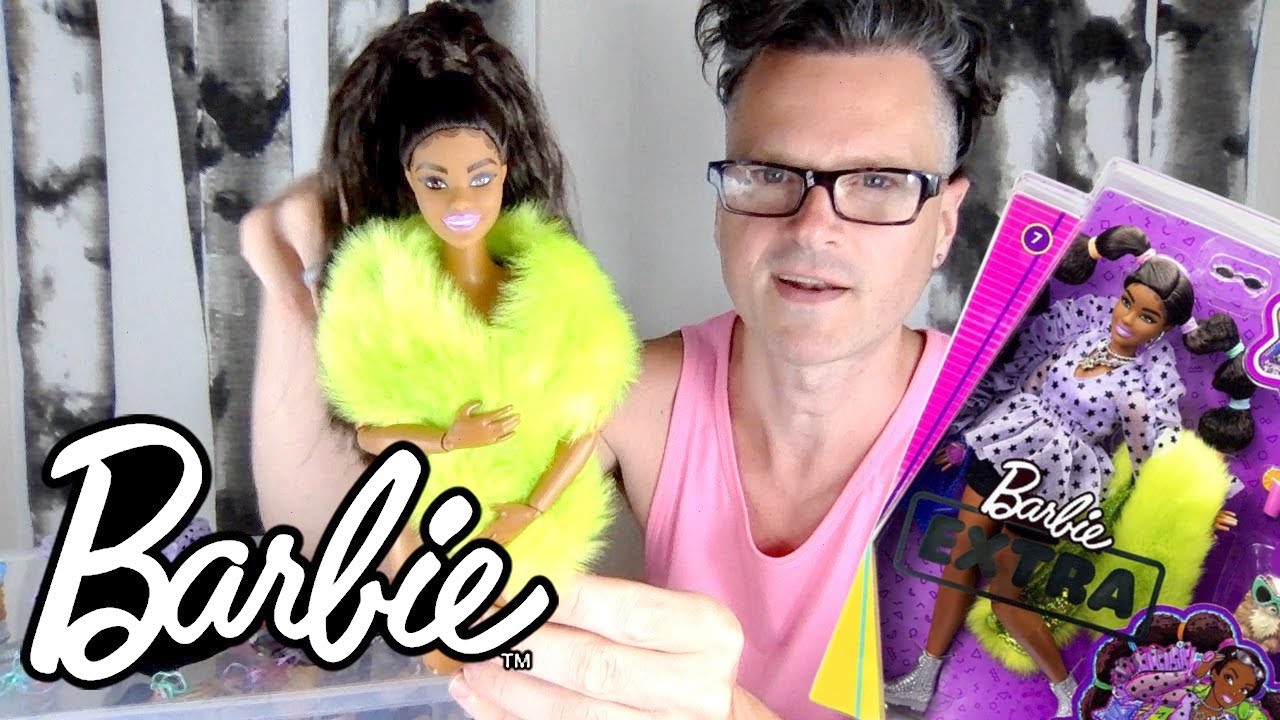 BARBIE EXTRA #7 MAKEUNDER DOLL UNBOXING REVIEW COMPARISON HEAD SWAP