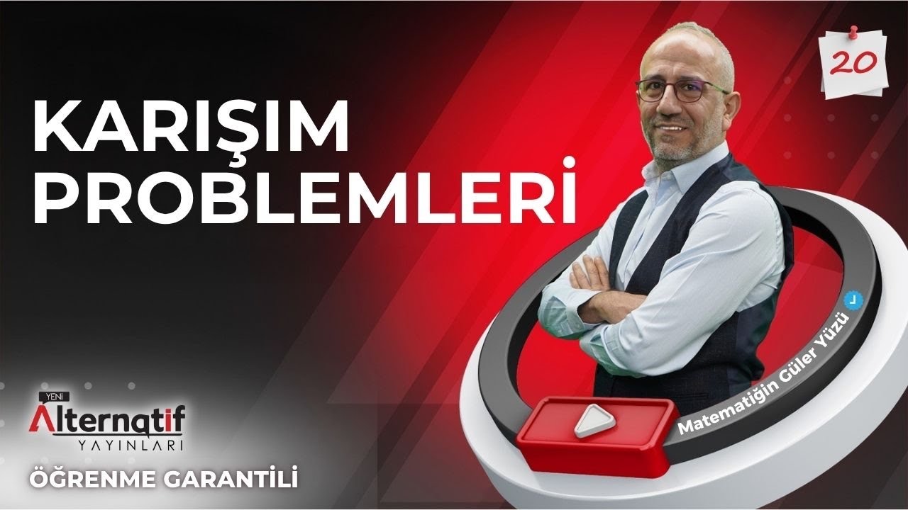 Karışım Problemleri | Tyt Matematik Kampı-20 | Pdf #öğrenmegarantili 