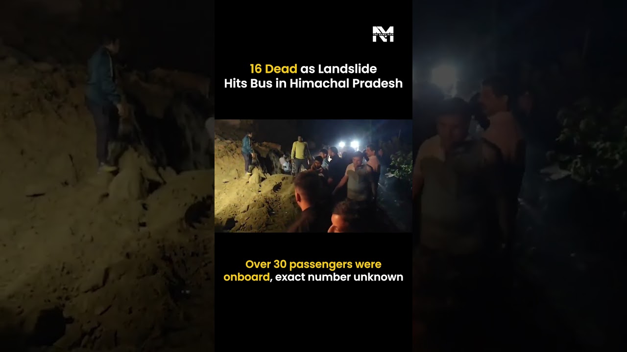 Bilaspur Landslide: 16 Dead, 3 Rescued After Bus Tragedy