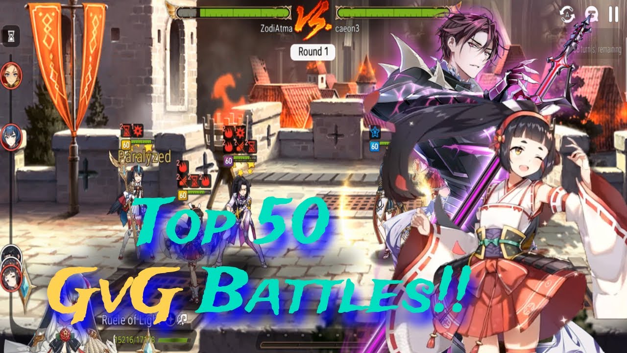 [E7] Guild Wars vs Zodiac!! Top RTA Player's Defenses?! *Stats in Description!