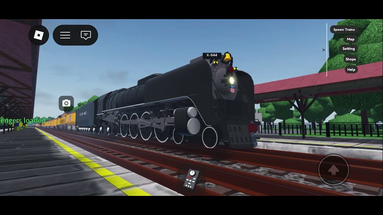 Chasing UP 844 on Roblox North Commuter