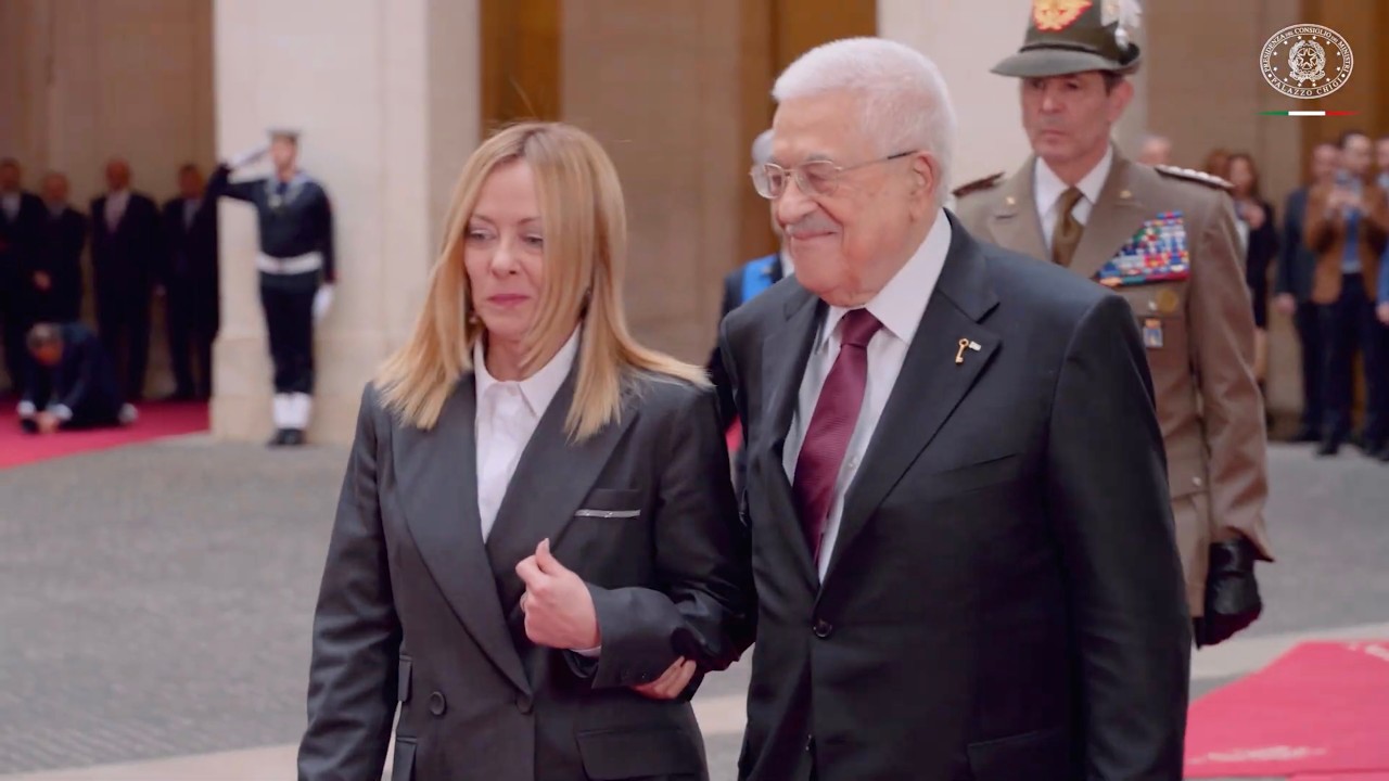 GIORGIA MELONI HA RICEVUTO IL PRESIDENTE DELLA PALESTINA, MAHMOUD ABBAS