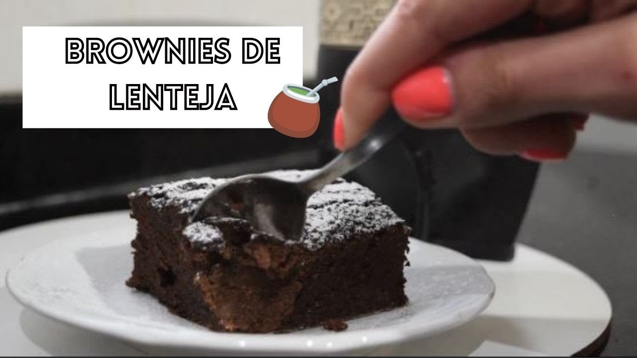 BROWNIES de Lenteja | INTEGRALES y SIN AZÚCAR - Muy Saludables