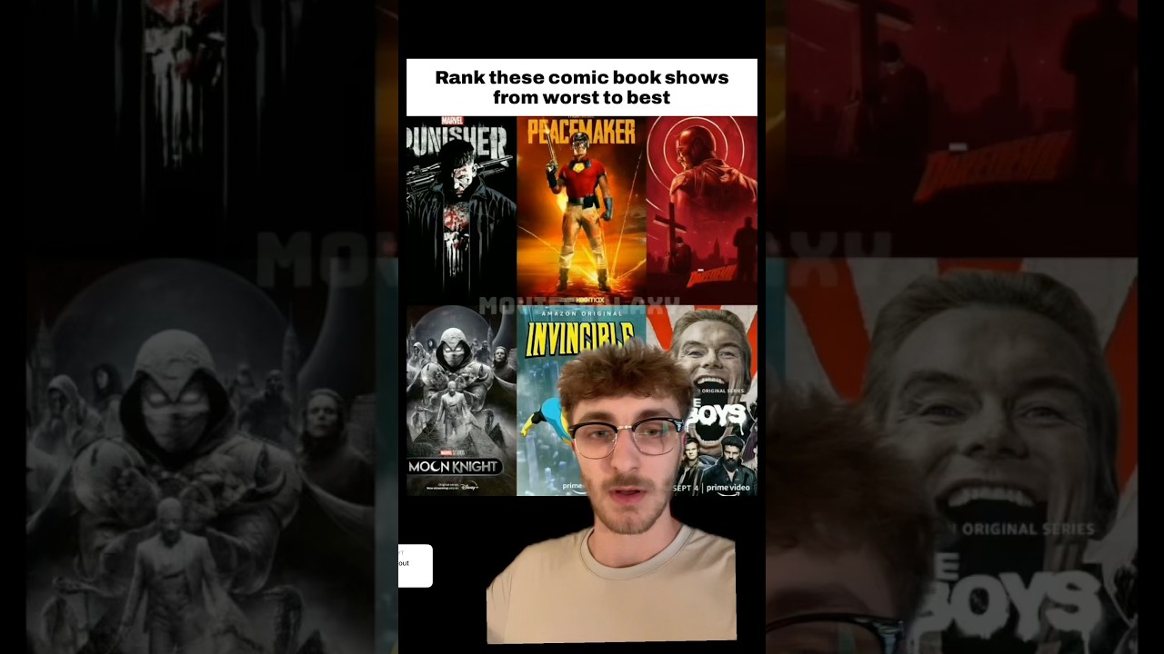 RANK THESE SUPERHERO TV SHOWS FROM WORST TO BEST‼️❄️