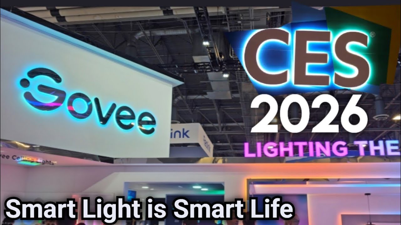 Govee&rsquo;s NEW AI Lighting is Magic! 🪄 CES 2026 Booth Tour
