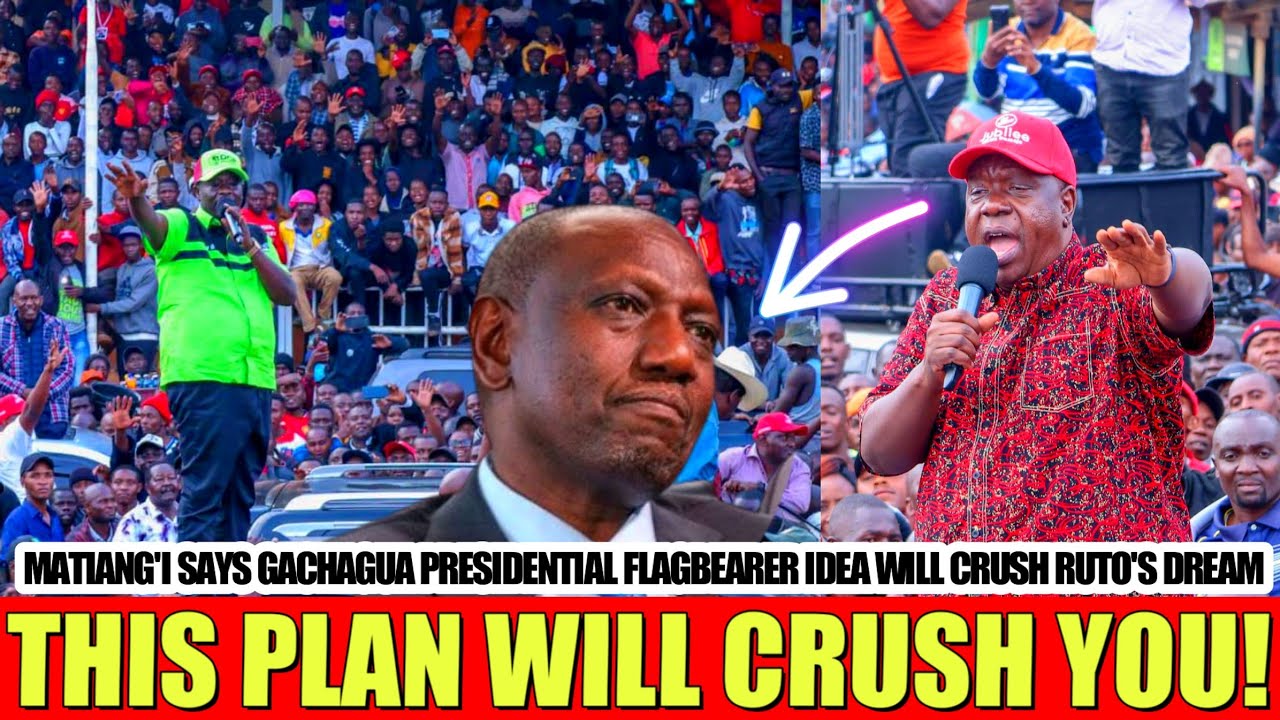 RUTO IN PANIC AS MATIANG’I EXPLAINS WHY OPPOSITION BACKS GACHAGUA’S PRESIDENTIAL FLAGBEARER PLAN