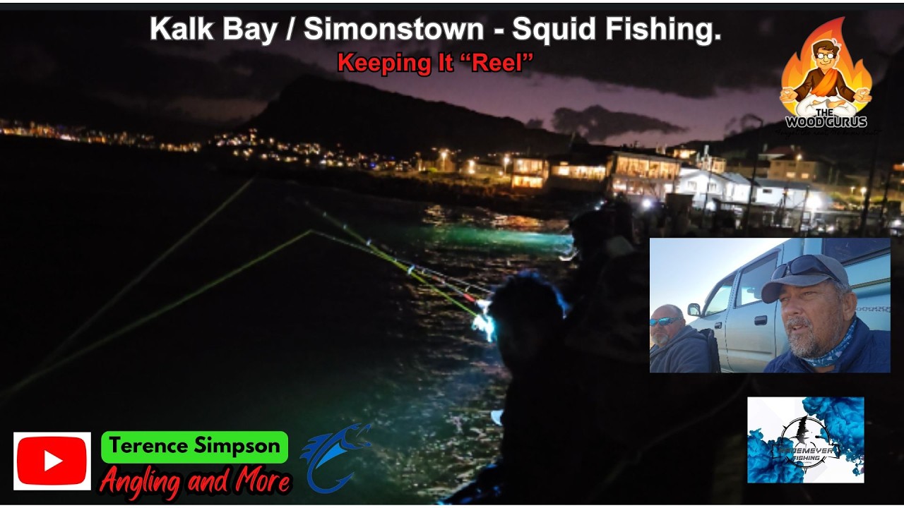 Kalk Bay & Simonstown - Squid Fishing.