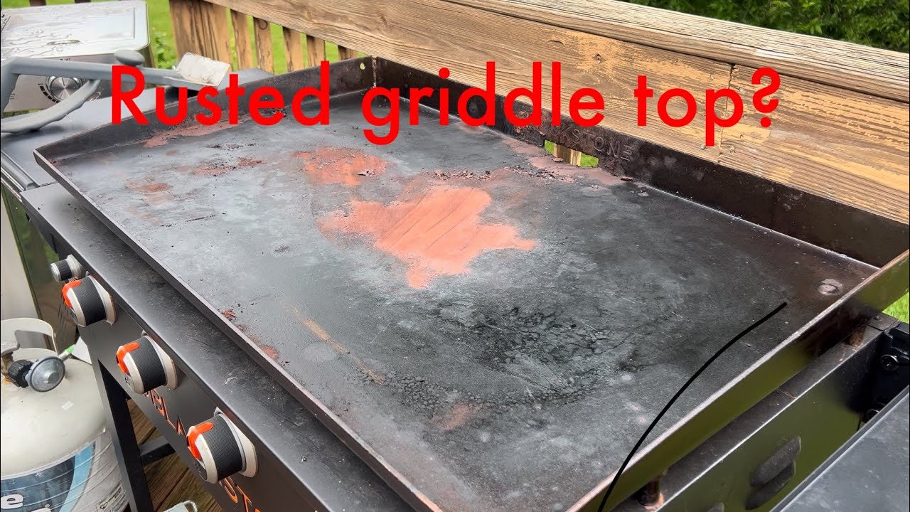 How to restore a rusted griddle!