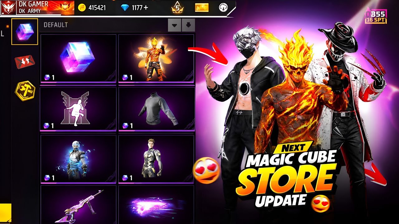 Ob55 Magic Cube Store Update 🤯💥 | Ff Token Store Update | Angelic Pants Return | free fire new event