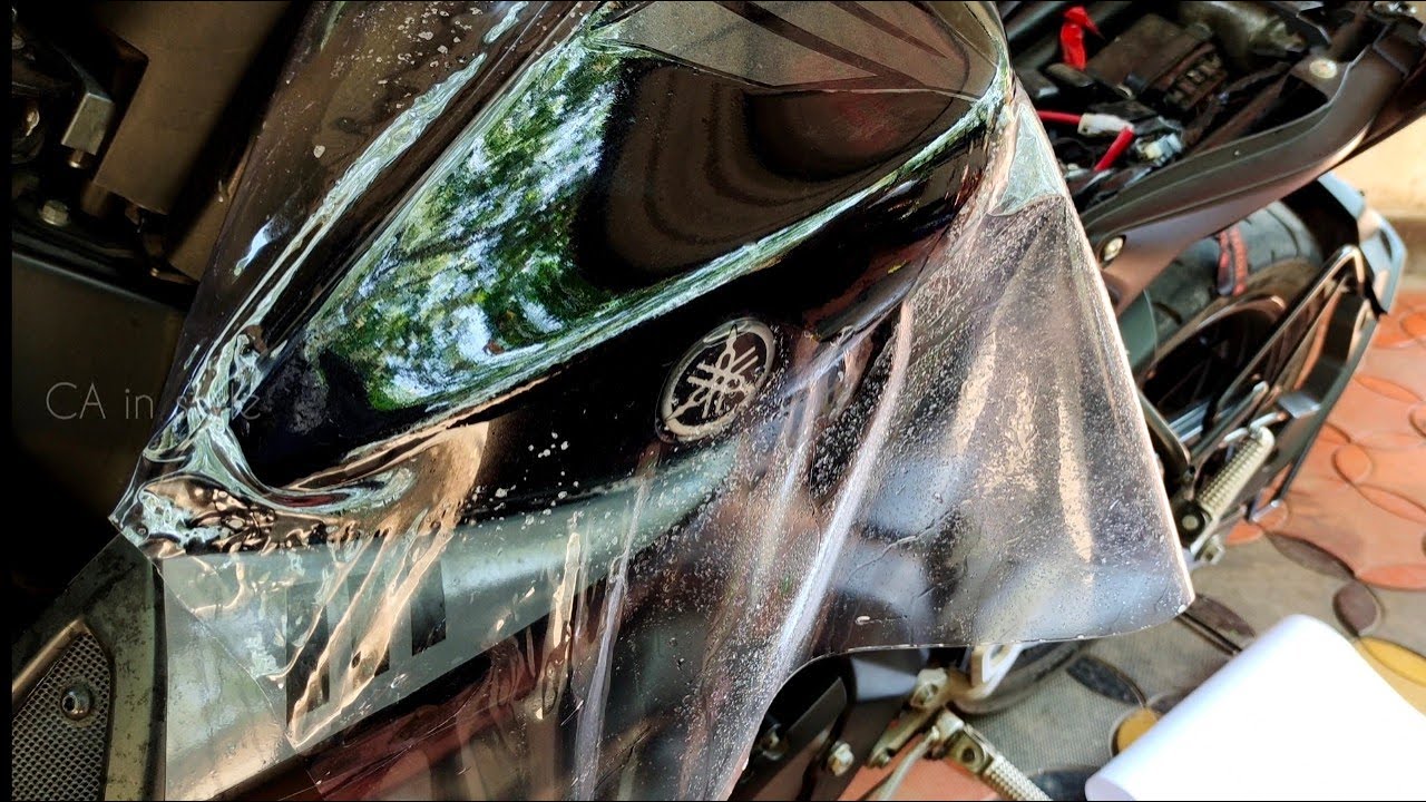 Yamaha mt 15 clear lamination | mt 15 PPF Installation | mt 15 modified
