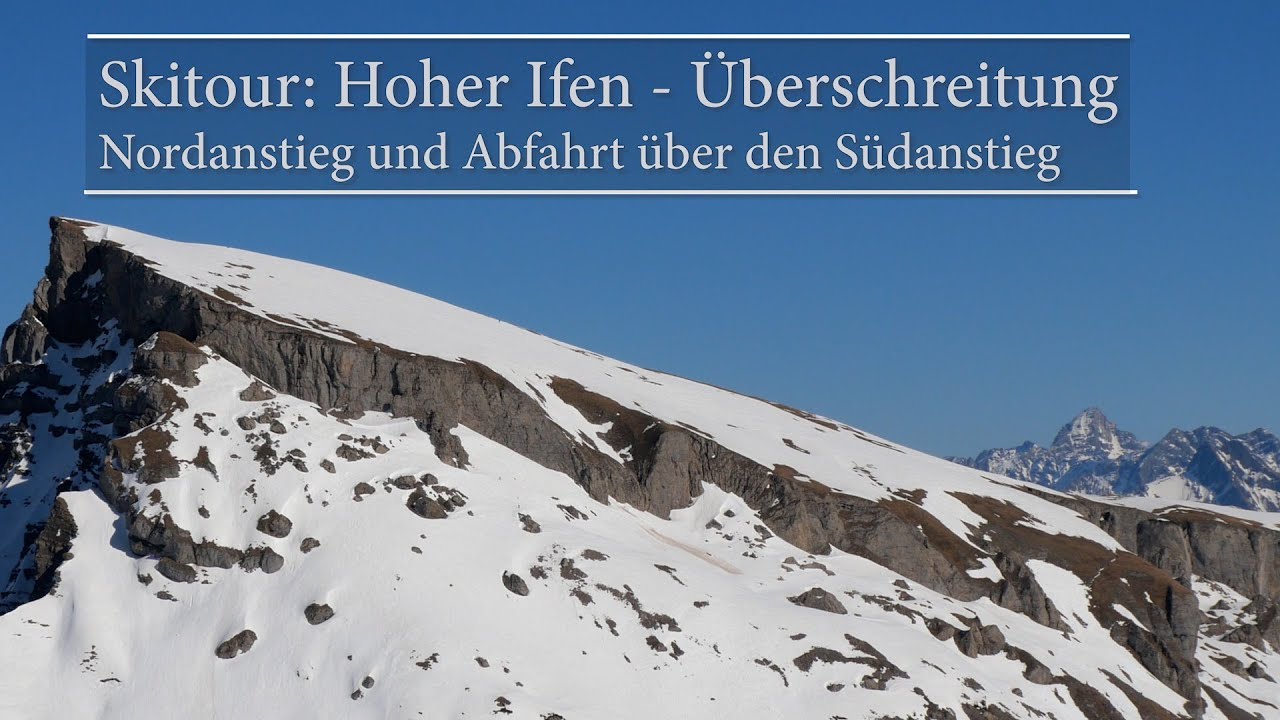 Skitour Allgäu: Hoher Ifen Überschreitung -  Nordanstieg und Abfahrt über den Südanstieg