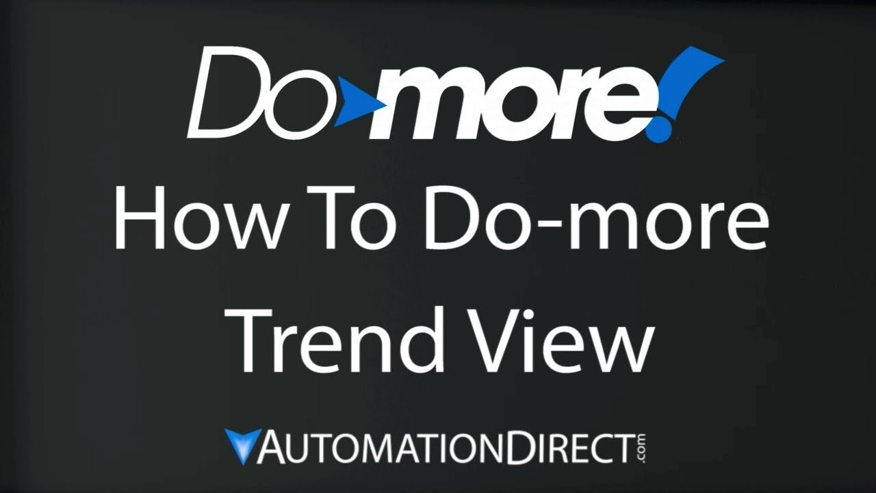 BRX Do-more Designer Trend View from AutomationDirect