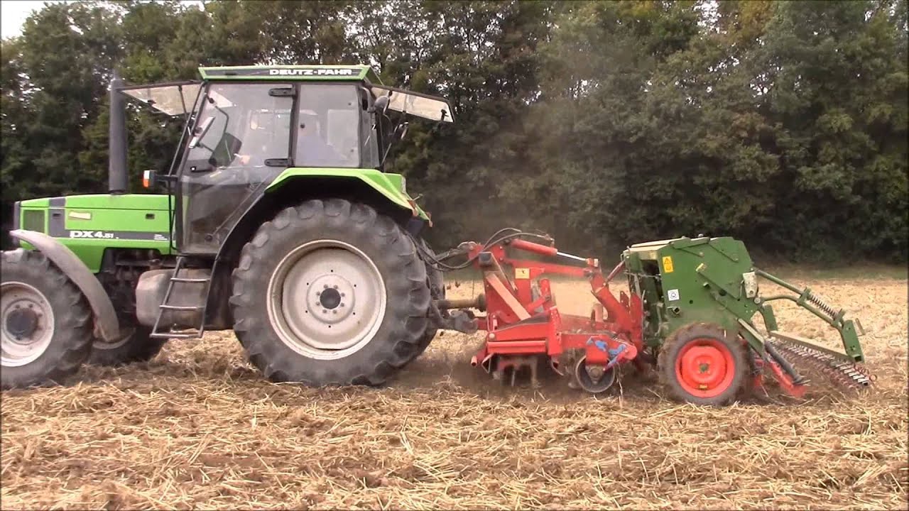 Zwischenfrucht säen 2015 | Deutz DX 4.51 & Hassia DKL 250
