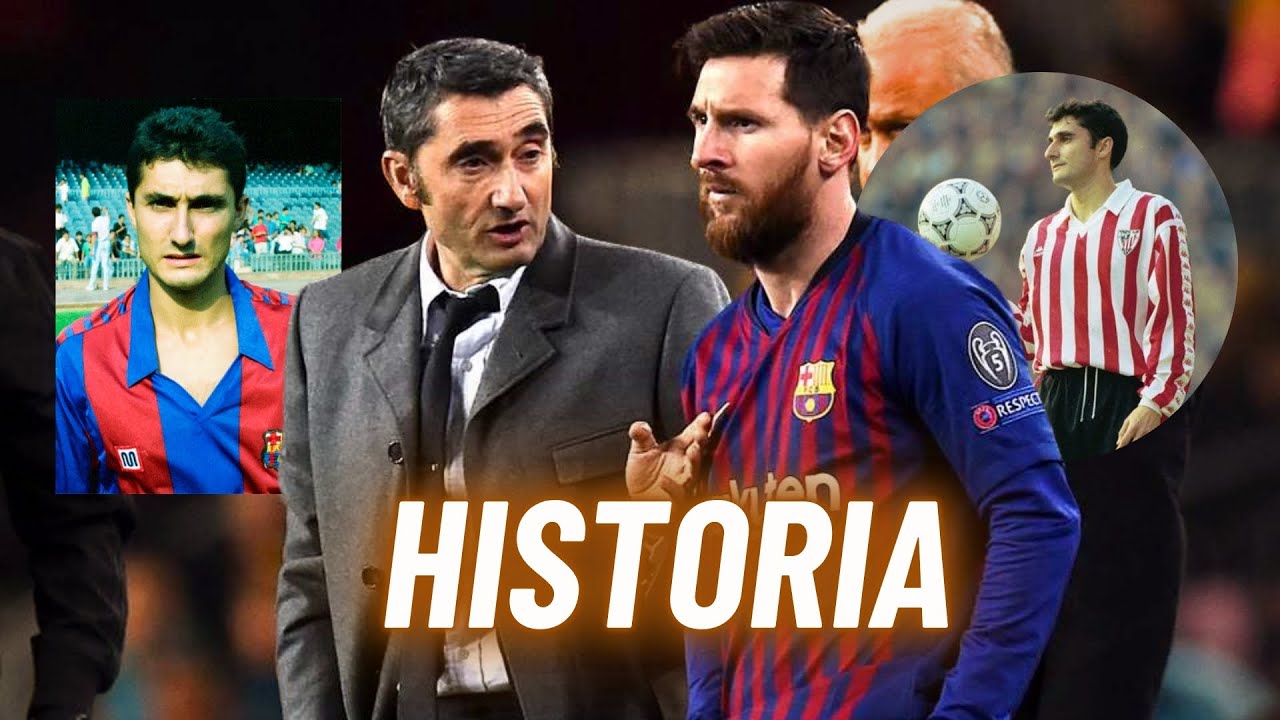 ERNESTO VALVERDE ERA UNA BESTIA JUGANDO (MESSI APRENDIO DE ÉL)