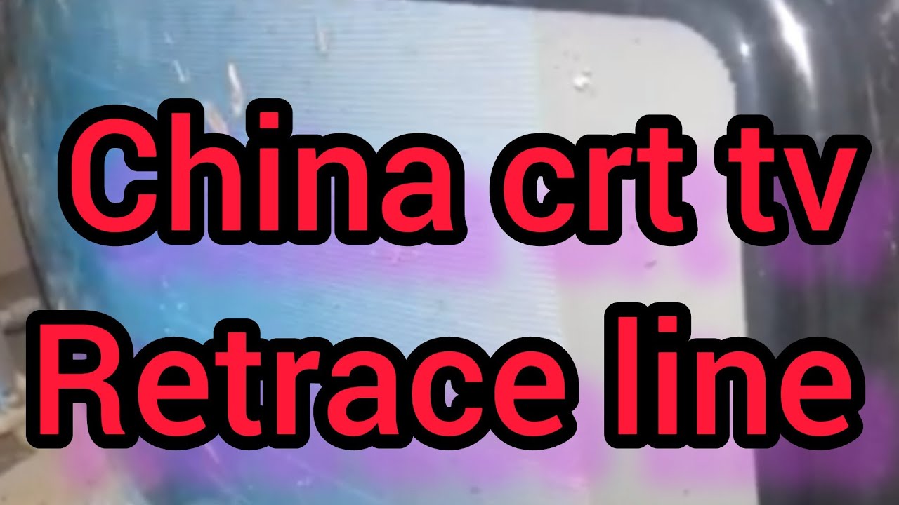 china crt tv retrace line problem,no video only retrace #crttvrepair #youtubevideo #ytshorts