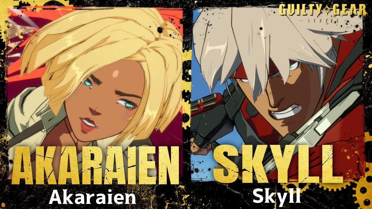 【GGST】Akaraien(Giovanna) vs Skyll(Sol) High Level Gameplay【Guilty Gear Strive】【Steam/60FPS】