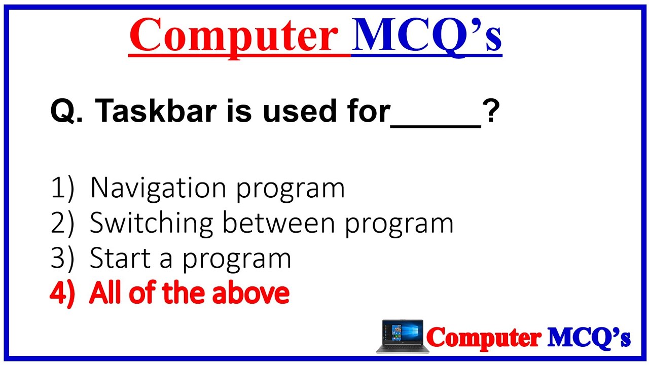 Computer Fundamental MCQ | computer fundamental mcq questions with answers