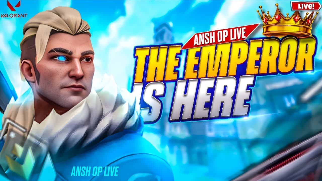 🔴THE EMPEROR IS HERE  @anshoplive  | WITH FACECAM | #newyear2026  #valorant #ace