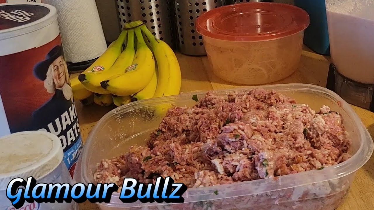 Use what you have for the raw diet. Satin balls to help dog gain weight.