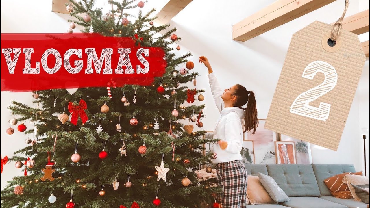 VLOGMAS 2 | Zdobení stromečku & tvarohový štrůdl!
