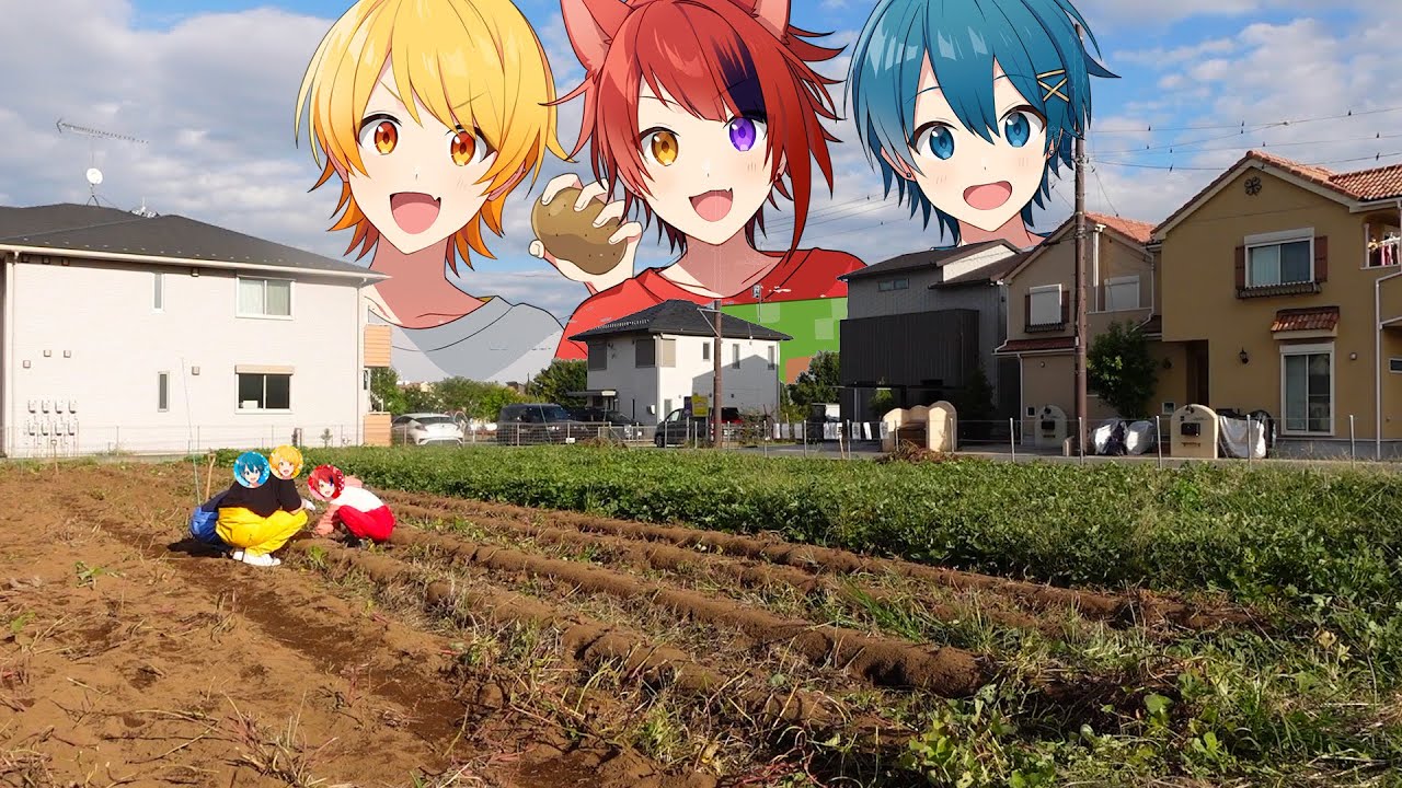はぴあにでいも掘り行ってきた【実写】