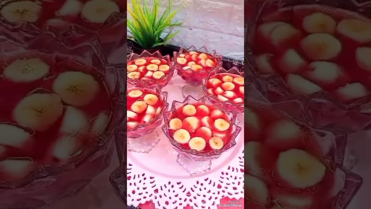 #جيلي#طريقة_عمل_الجيلي جيلي بالموز باسهل طريقه #اشتراك_لايك #shorts