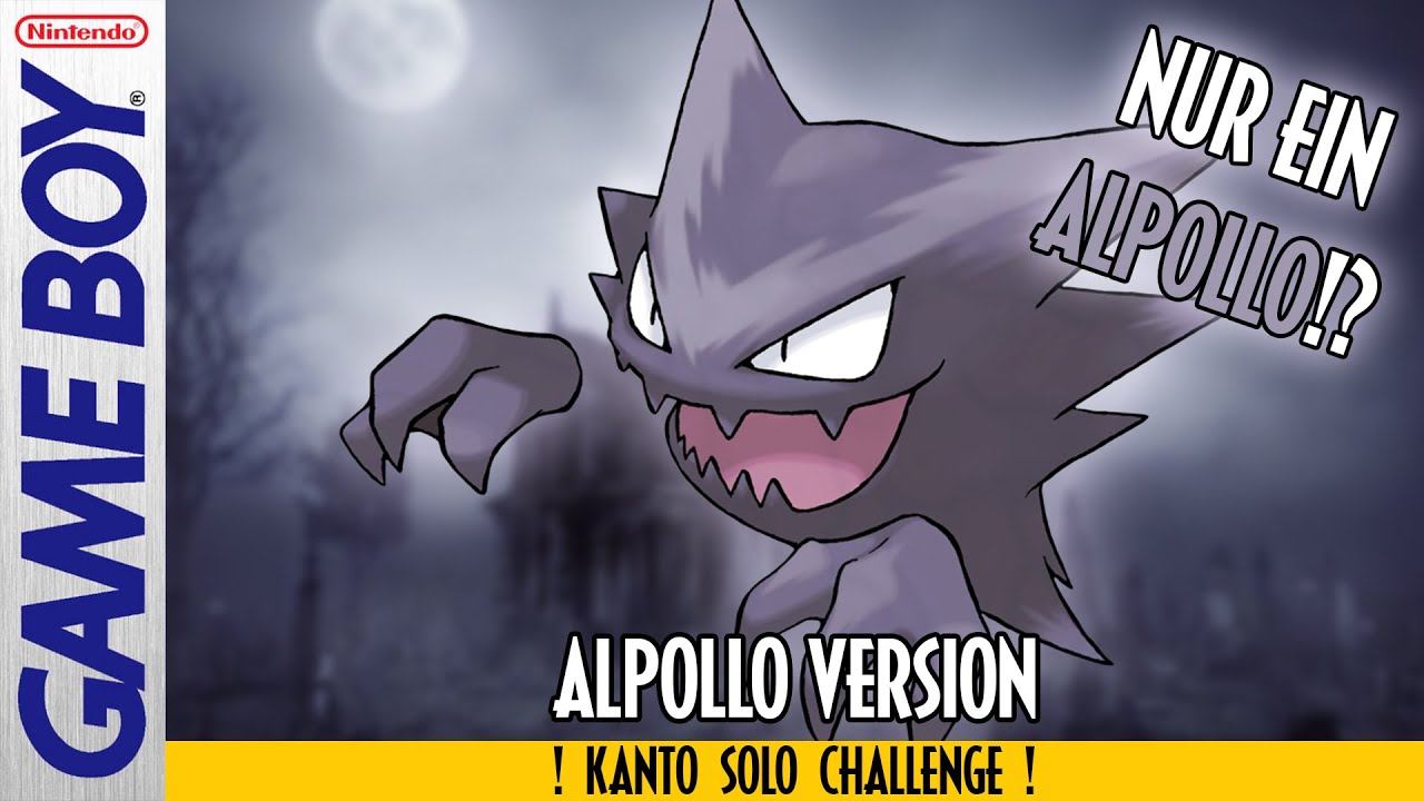 Kann man NUR mit ALPOLLO Pokemon Blau & Rot durchspielen?