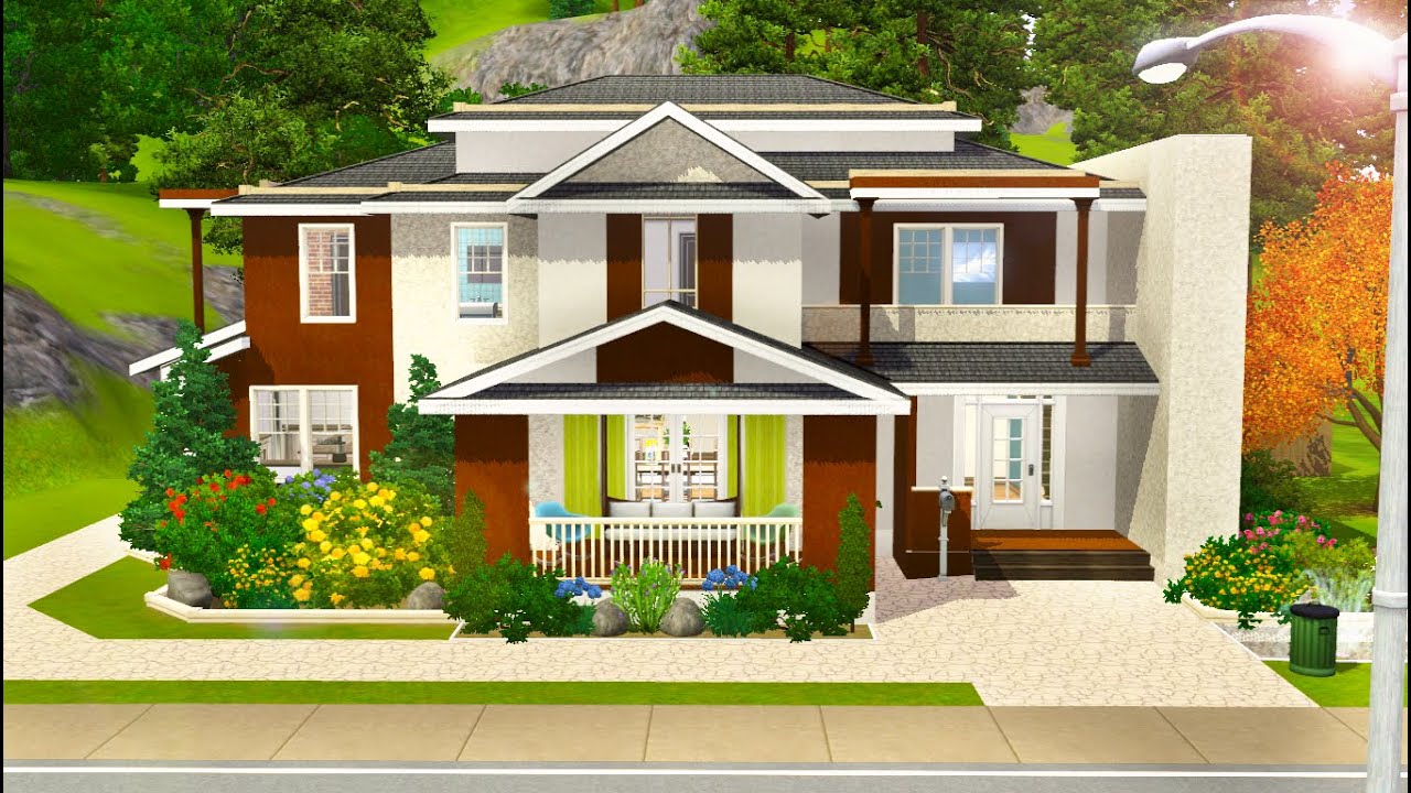 Sims 3 Speed Build - Beachy Abode