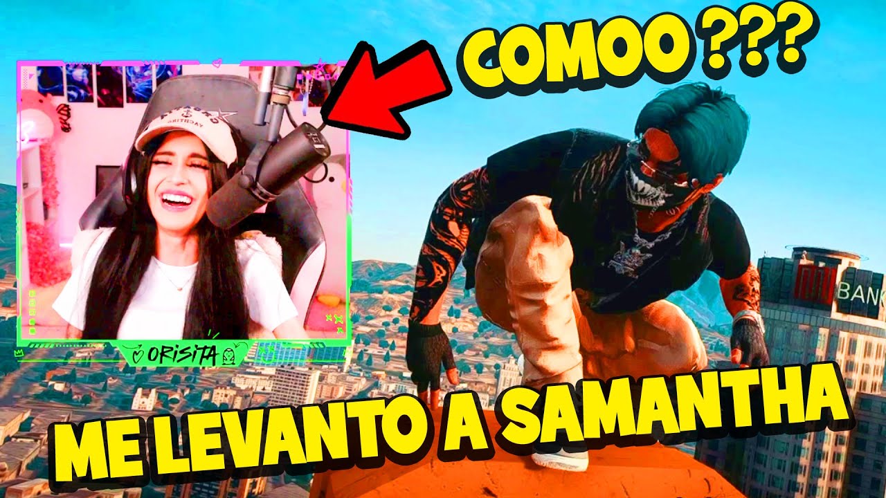 Samantha (Orisita) REACCIONA A Young Yakuza - KATAKANA | DovuX Life | #gta #dovuxlife #OriTTV